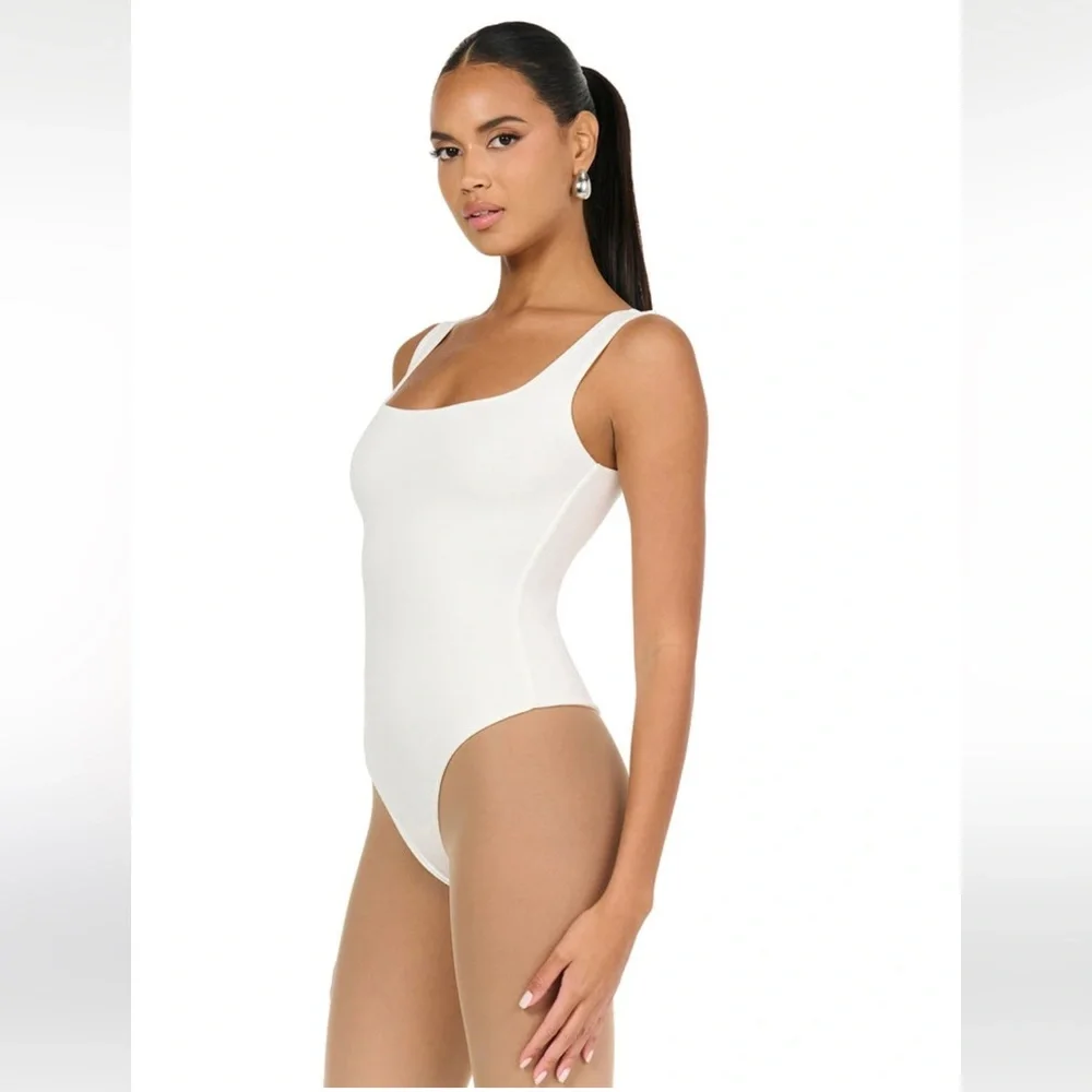 Naked Wardrobe NWT NW Tank Bodysuit in Iris (Lilac) - Picture 13 of 17